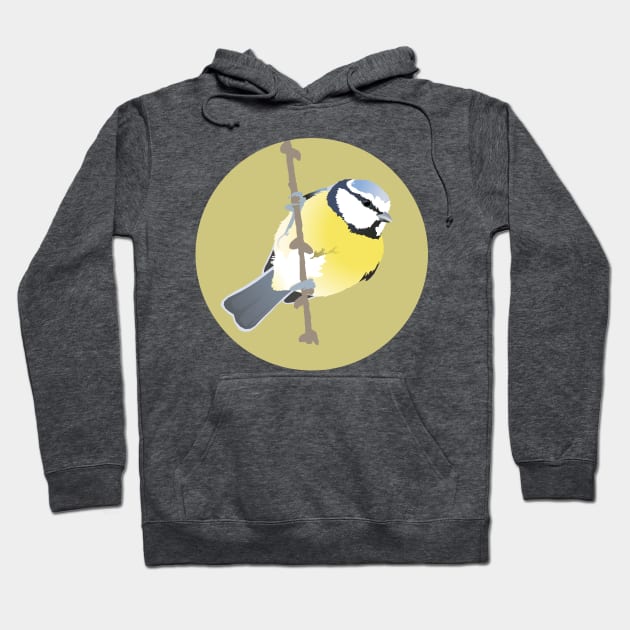 Blue Tit Hoodie by AnthonyZed